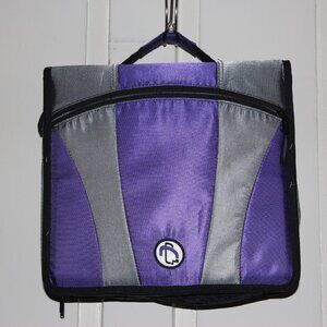 Purple Case-it Binder with Insert Organizer and Expandable folder Organizer